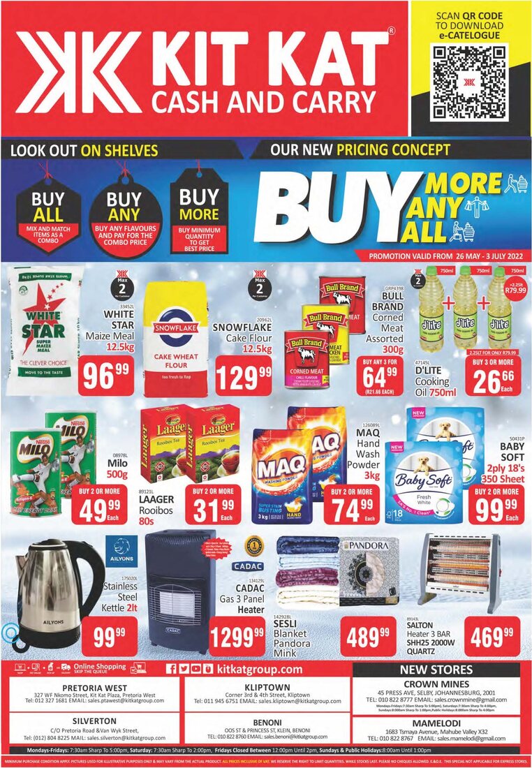 Kit Kat Cash and Carry Buy More promotional catalogue artwork